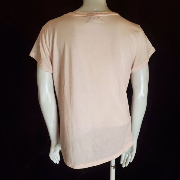 Puma Pink & Silver Short Sleeve Tee Shirt (S) - Picture 4 of 5